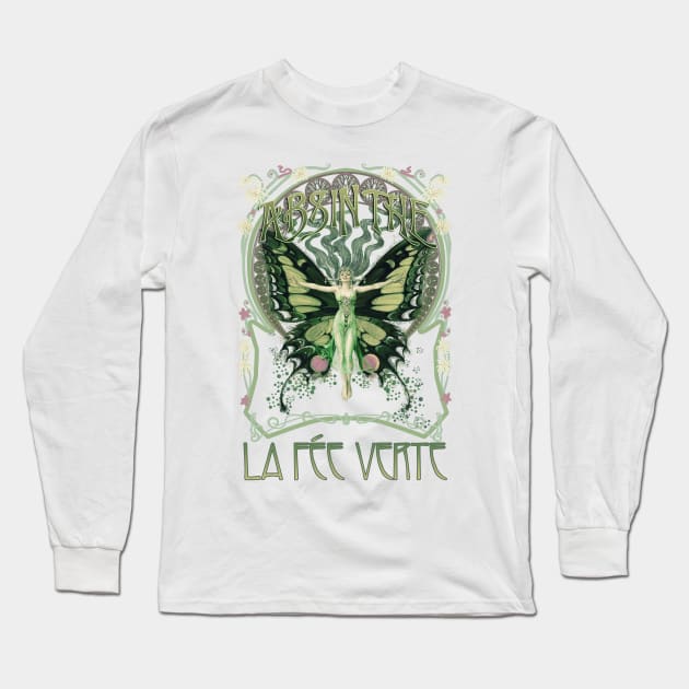 Absinthe Long Sleeve T-Shirt by 3vaN